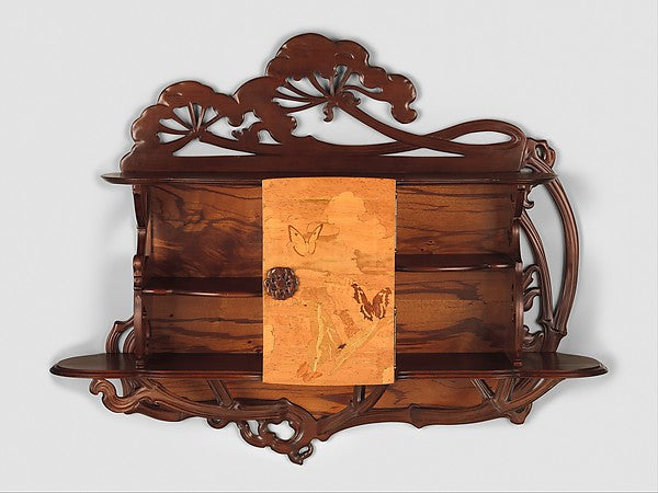 Emile Gallé - "Ombellifères" Cabinet c1900, Poster Print Wall Art