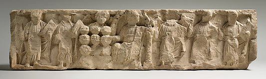 :Fragment of a Frieze with the Miracle of Loaves and Fishes -16x12"(A3) Poster
