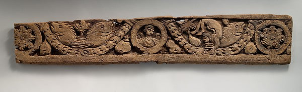 :Architectural Relief with 'Nilotic' Motifs 6th–8th century-16x12"(A3) Poster