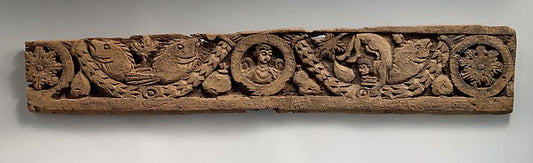 :Architectural Relief with 'Nilotic' Motifs 6th–8th century-16x12"(A3) Poster