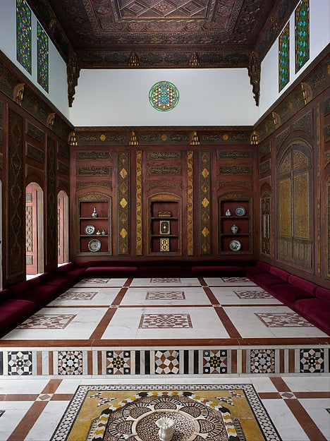 :Damascus Room dated A.H. 1119/A.D. 1707-16x12"(A3) Poster