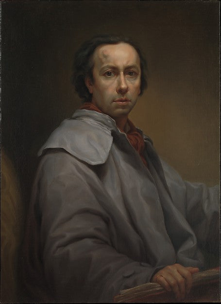 Anton Raphael Mengs 1728–1779 Rome):Self-Portrait 1776-16x12"(A3) Poster