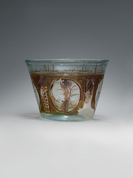 :Glass Bowl late 10th–early 11th century-16x12"(A3) Poster