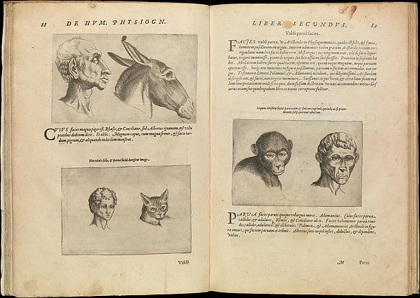 De Humana Physiognomonia. Libri III 1586-,  Poster Print Wall Art