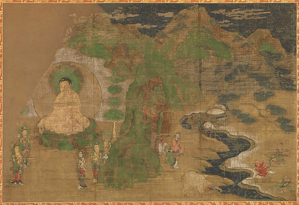 Life of the Buddha -  Subjugation of Demons early 15th cent,Classic Ming China Image,  Poster Print Wall Art