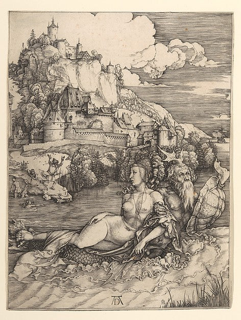 The Sea Monster  c1498-Albrecht Dürer, Poster Print