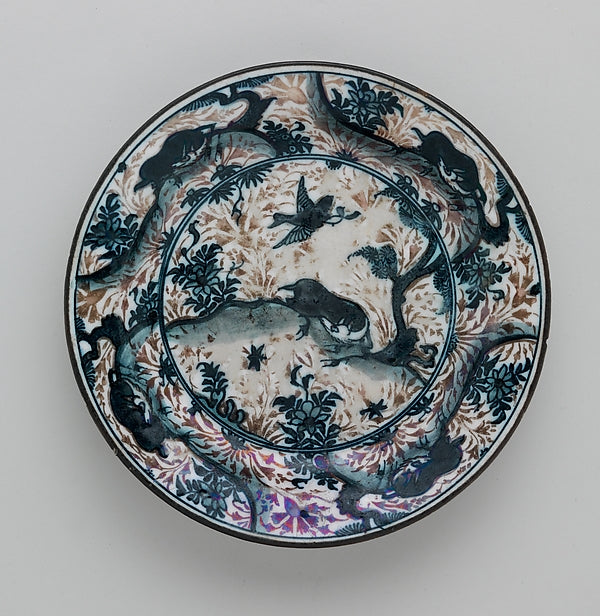:Plate Depicting Birds and Animals 17th–18th century-16x12"(A3) Poster