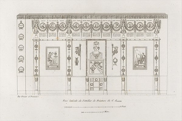 Recueil de Decorations Intérieures 1812-Pierre François Léonar, Poster Print