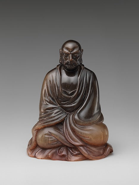 ,Buddhist monk Bodhidharma  17th cent,16x12