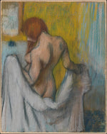 Edgar Degas:Woman with a Towel 1894 or 1898-16x12"(A3) Poster