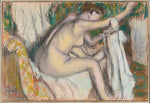 Edgar Degas:Woman Drying Her Arm late 1880s–early 1890s-16x12"(A3) Poster