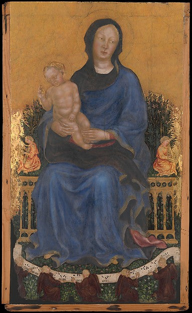 Gentile da Fabriano:Madonna and Child with Angels -16x12"(A3) Poster