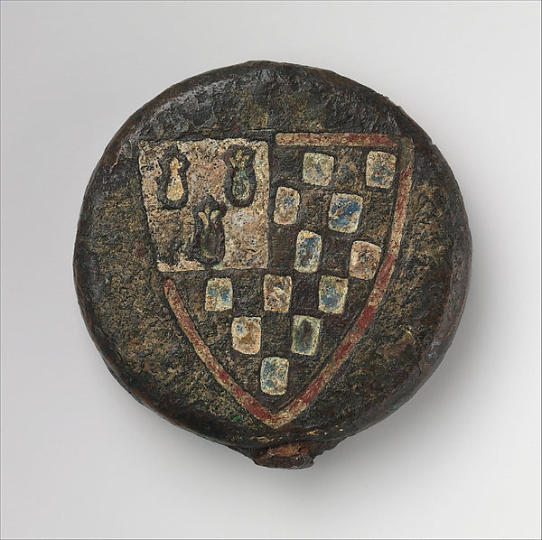 Sword Pommel with the Arms of Pierre de Dreux   Duke of Britta,  Poster Print