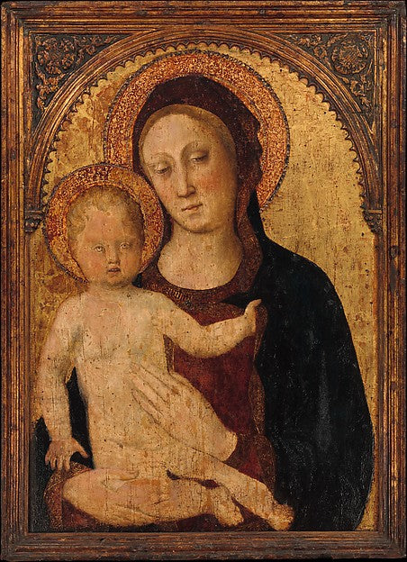 Jacopo Bellini:Madonna and Child probably 1440s-16x12"(A3) Poster