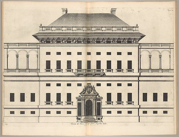 Palazzi di Genova 1622-After Peter Paul Rubens ,  Poster Print Wall Art