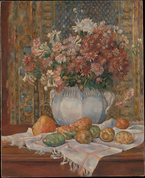 Auguste Renoir:Still Life with Flowers and Prickly Pears c18-16x12"(A3) Poster