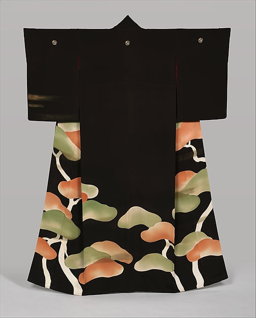 ,Kimono with Pines and Mist second quarter of the 20,16x12"(A3)Poster