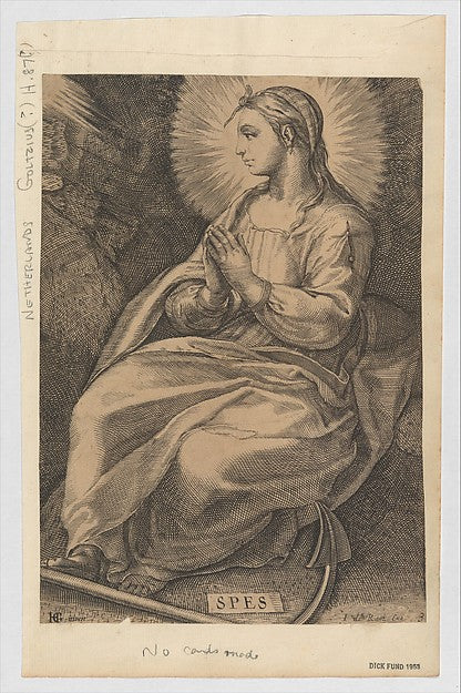 Spes  late 17th cent-Anonymous, Dutch, 17th cent, After Hendri,  Poster Print Wall Art