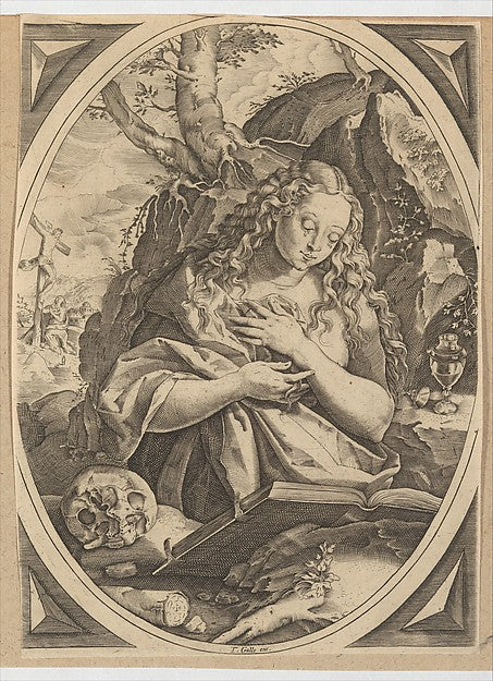 St. Mary Magdalen Penitent before 1636-Anonymous, After Hendri,  Poster Print