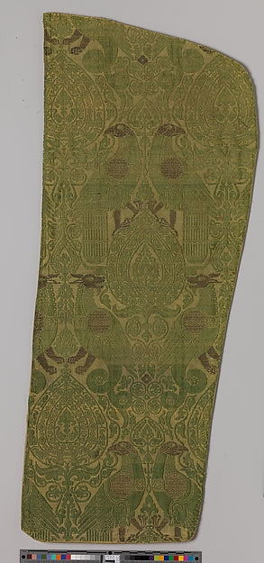 :Textile with Brocade 13th century-16x12"(A3) Poster