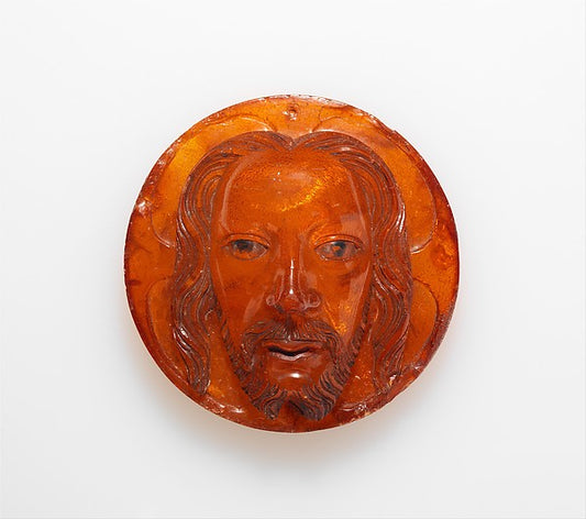 :Medallion with the Face of Christ c1380–1400-16x12"(A3) Poster