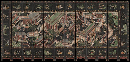 ,Palace Scene datable to 1689–1690-Feng Langgo,16x12"(A3) Poster