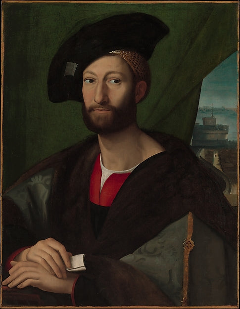 Copy after Raphael:Giuliano de' Medici  Duke of Nemours -16x12"(A3) Poster