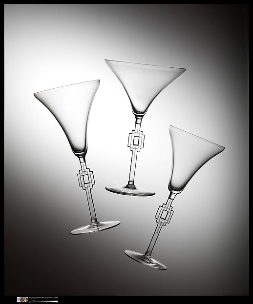 René-Jules Lalique - "Hagueneau" Burgundy Wineglass 1924, Poster Print Wall Art