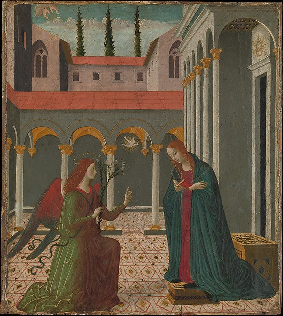 Alesso di Benozzo:The Annunciation c1480–1500-16x12"(A3) Poster