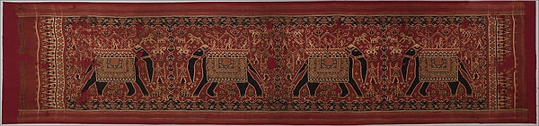 Patolu with Elephant Design late 18th cent,16x12"(A3)Poster