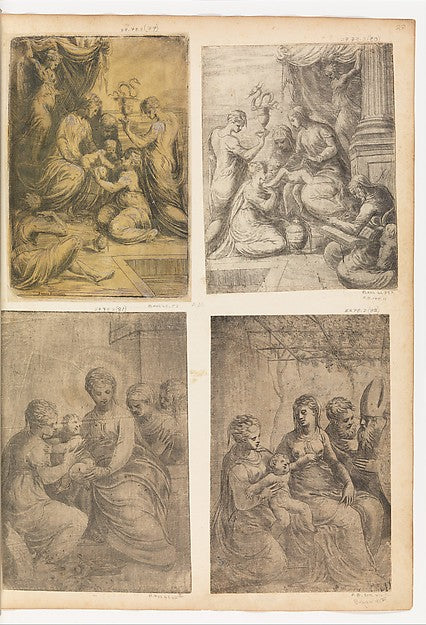 Madonna with Saints c1548–52-Andrea Schiavone   c1510?–1563 Ve,  Poster Print Wall Art