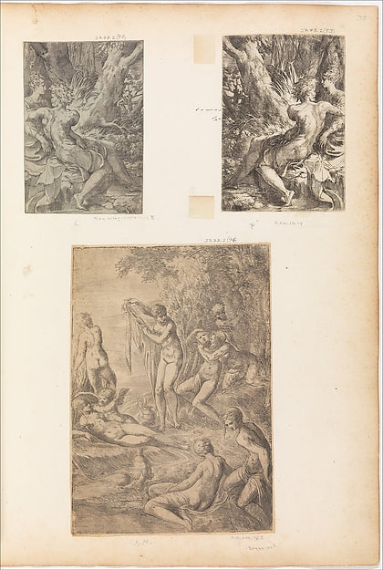 The Two Lovers c1524–30-Parmigianino ,  Poster Print Wall Art
