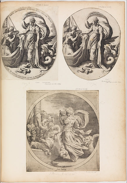 Circe and the Companions of Ulysses mid-1540s-Giulio Bonasone,,  Poster Print Wall Art