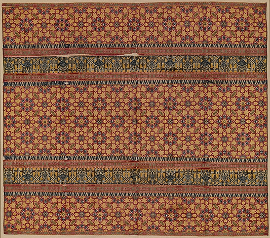 :Textile Fragment 14th–15th century-16x12"(A3) Poster