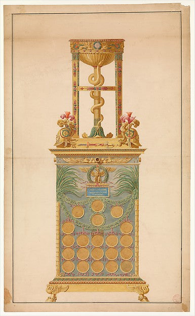 A Medal Cabinet for Napoleon 1804–10-Jean Guillaume Moitte,16x12"(A3) Poster