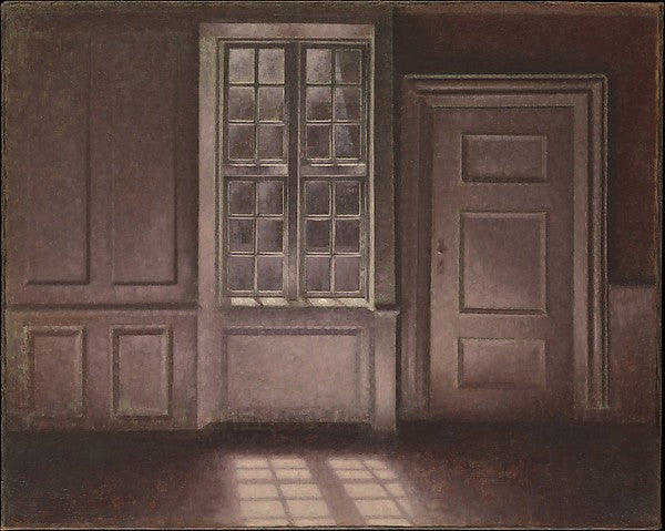 Vilhelm Hammershøi:Moonlight Strandgade 30 1900–1906-16x12"(A3) Poster