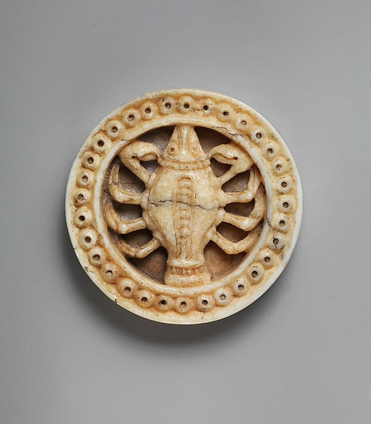 :Game Piece with Zodiac Sign of Cancer or Scorpio mid-12th c-16x12"(A3) Poster