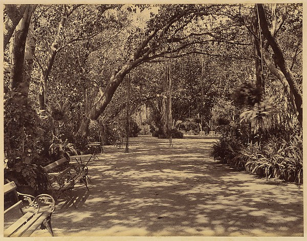 Lala Deen Dayal - Sookh-Vilas Palace Garden 1880–90, Poster Print Wall Art