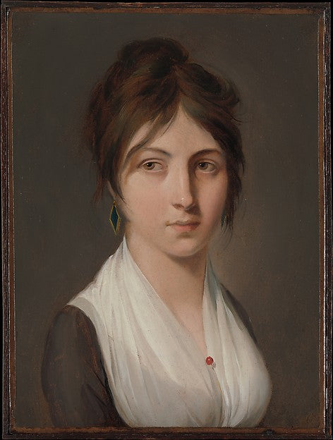 Louis Léopold Boilly:Portrait of a Young Woman c1798–99-16x12"(A3) Poster