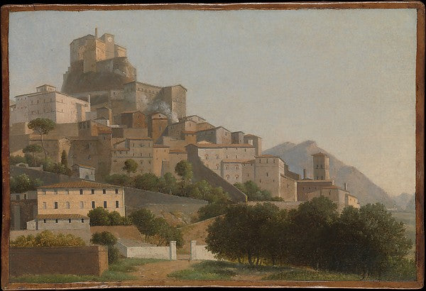 Attributed to Alexandre Hyacinthe Dunouy:Subiaco c1783–89-16x12"(A3) Poster