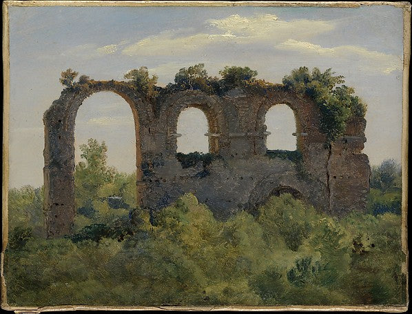 André Giroux:A Section of the Claudian Aqueduct Rome c1826–2-16x12"(A3) Poster