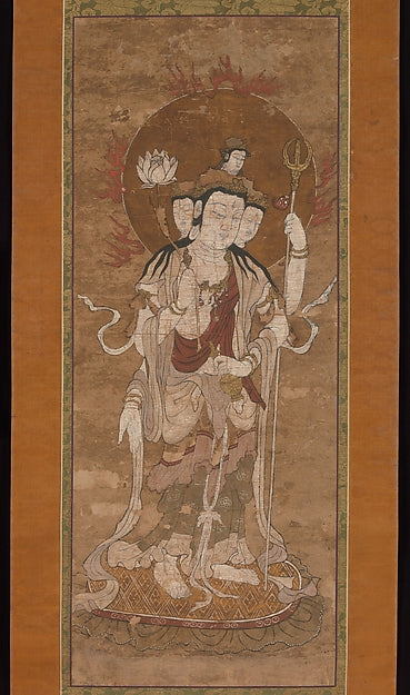 ,One of the Twelve Devas: Bonten 14th cent,Japan ukiyo-e Period Image,16x12"(A3) Poster