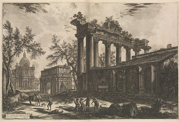 Giovanni Battista Piranesi:Another view of the remains of th-16x12"(A3) Poster