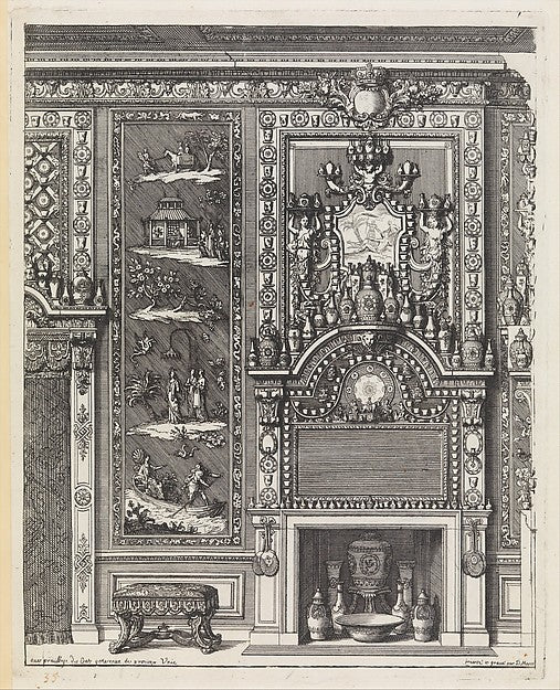 Oeuvres du Sr. D. Marot published 1703 or 1712-Daniel Marot th, Poster Print