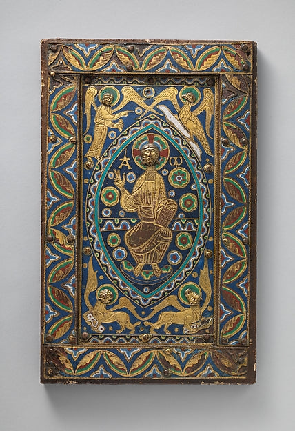 :Book-Cover Plaque with Christ in Majesty c1210–20-16x12"(A3) Poster