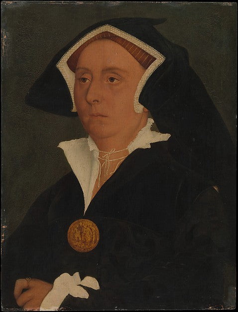 Workshop of Hans Holbein the Younger:Lady Rich c1540-16x12"(A3) Poster