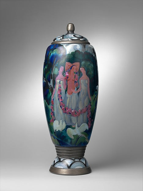 :Lidded Vase 1926-16x12