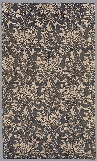 :"Paris" Textile c1919-16x12"(A3) Poster