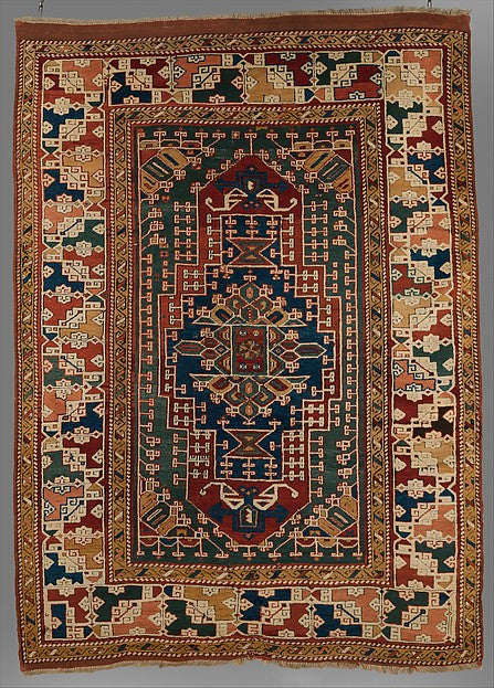 :'Ghirlandaio' Carpet late 19th century-16x12"(A3) Poster