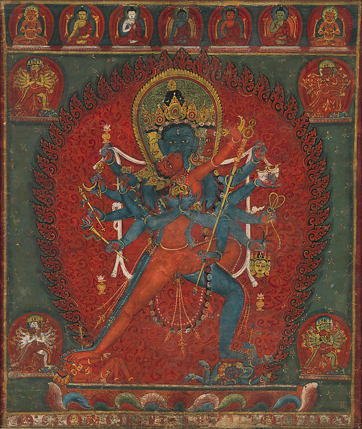 Chakrasamvara and Vajravarahi 1575–1600,16x12"(A3)Poster